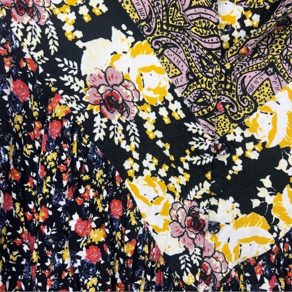 Free People Wildflower Fields Henley Tunic Blouse small - Picture 11 of 15